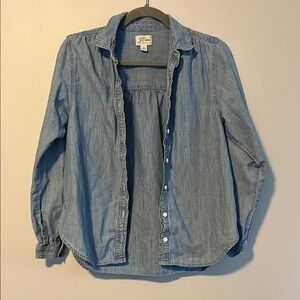 J.Crew Light Blue Denim Shirt